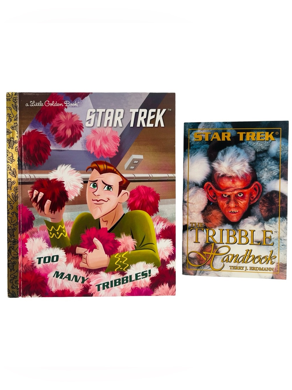 Star Trek Too Many Tribbles Golden Book SIGNED 🖖✨ + Tribble Handbook